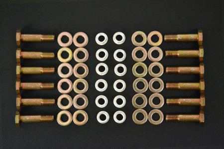 12-Bolt Floating Hat Disc Attachment Hardware Kit