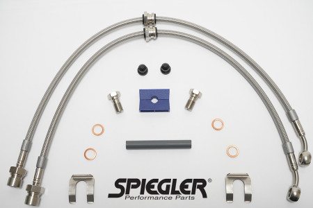 Spiegler Stainless Brake Lines - C8 Corvette with Iron Discs - Front