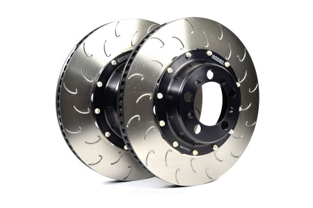 AP Racing by Essex 2-piece Competition J Hook Disc Pair (Front 410x36mm)- Porsche 991.1 & 991.2 GT3, GT3RS, 718 GT4 RS, Spyder RS PCCB