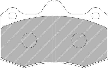 Ferodo FRP3083Z DSUNO Brake Pads (fits AP Racing CP9541 Calipers)