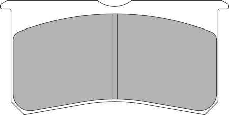 Ferodo FRP3116Z DSUNO Brake Pads (fits AP Racing CP8350 Calipers with D50 radial depth)