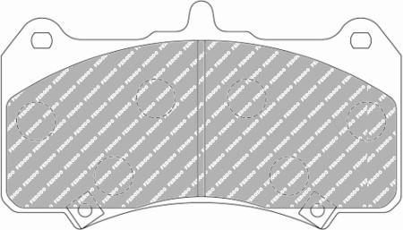 Ferodo FRP3147H DS2500 Brake Pads (fits AP Racing CP9561/9562 Calipers)