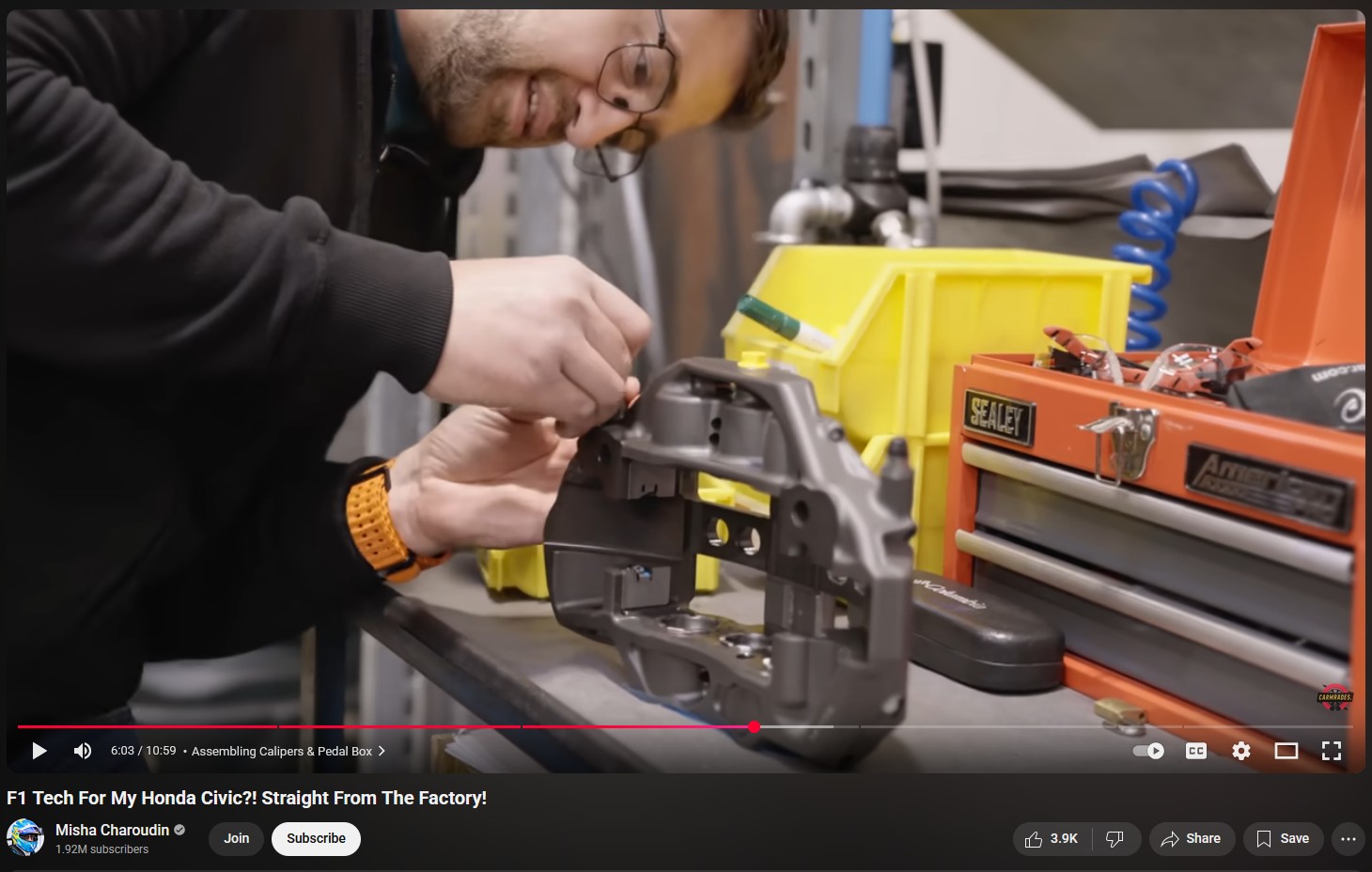 Misha Charoudin Assembles an AP Racing Pro5000R Caliper