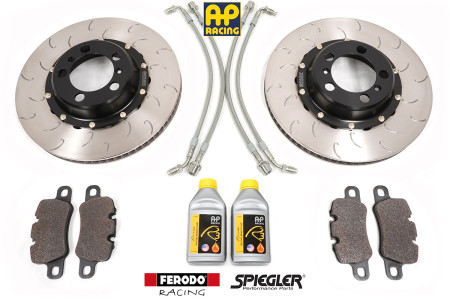 Essex Brake Pad, Line, Fluid, and 2-piece Disc Bundle (Rear 390x32mm)- Porsche 718 GT4 RS Spyder RS PCCB