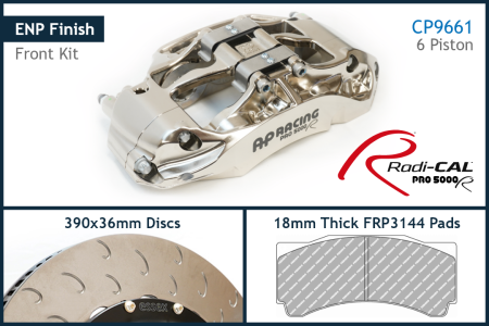 AP Racing by Essex Radi-CAL ENP Competition Brake Kit (Front 9661/390mm)- Porsche 911 Various 991 and 992